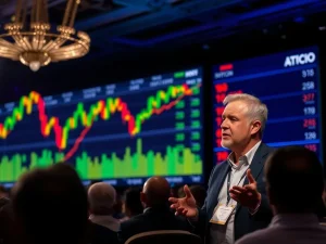 Michael Saylor discussing Bitcoin and stock market trends