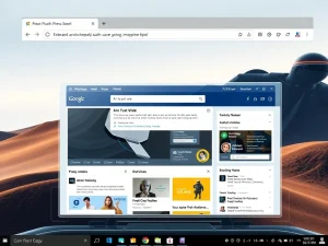 Microsoft Copilot Mode in Edge browser enhancing AI-driven web navigation