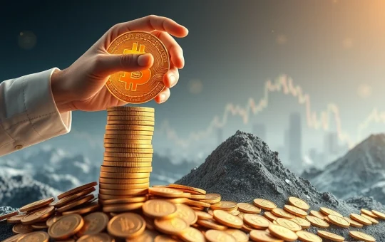 MicroStrategy's Michael Saylor overseeing a significant increase in Bitcoin holdings, symbolizing corporate BTC adoption and market influence.