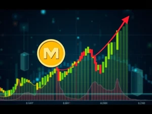 Mog Coin chart showing a bullish cup-and-handle breakout, indicating a potential 250% price surge.