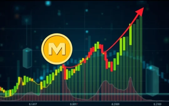Mog Coin chart showing a bullish cup-and-handle breakout, indicating a potential 250% price surge.