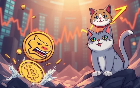 Meme coin Moo Deng crashing versus Troller Cat's explosive presale ROI growth