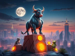 MoonBull's exclusive whitelist positions it as a major 2025 Meme Coin contender in the dynamic crypto market.