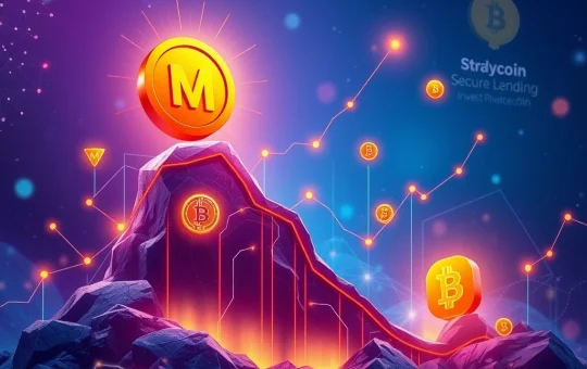 A digital representation of the MUTM presale token price surging, indicating significant crypto investment growth.
