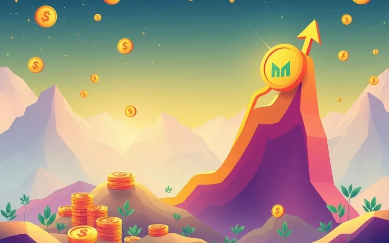 Mutuum Finance (MUTM) presale token growing, symbolizing DeFi lending and high-yield investment potential.