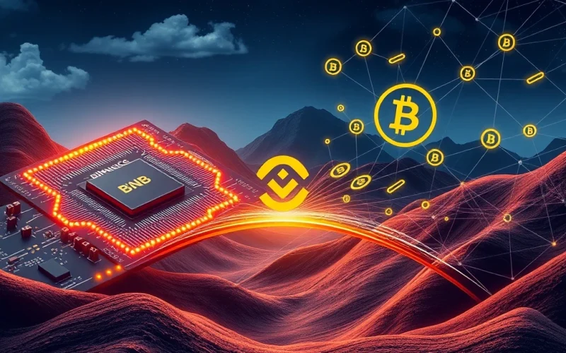 Nano Labs' strategic pivot from semiconductors to a $90M Binance Coin (BNB) investment, symbolizing institutional crypto adoption.