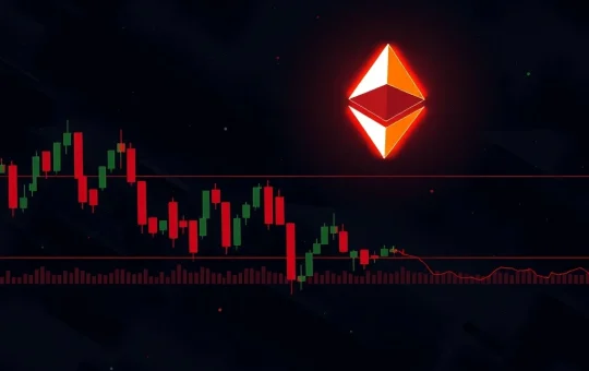 A chart illustrating the Neiro Ethereum (NEIROUSDT) price plunge, with technical indicators signaling a strong bearish crypto trend.