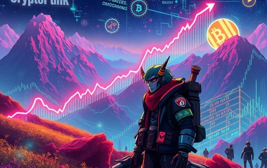A vibrant visualization of surging NFT sales, highlighted by a prominent CryptoPunks avatar, representing the strong rebound in the NFT market.