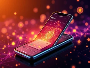 OPTO Miner mobile app interface for zero-threshold crypto mining