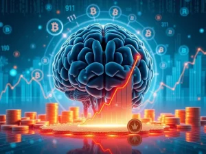 A visual representation of Ozak AI's success in the crypto presale, highlighting its AI-driven analytics and significant growth potential.