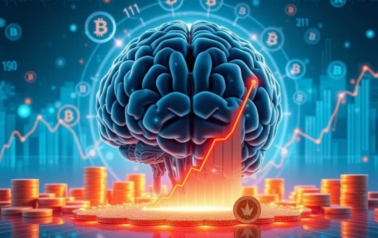 A visual representation of Ozak AI's success in the crypto presale, highlighting its AI-driven analytics and significant growth potential.