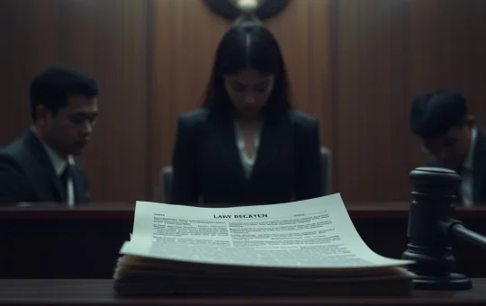 Legal drama unfolding in a Seoul courtroom concerning Park Gyuri and PICA Coin crypto fraud allegations.