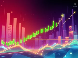A PENGU crypto price chart showing an astounding 680% rally and breaking through resistance, signifying strong market momentum.
