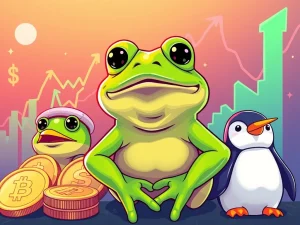 Pepe and other meme coins rallying in a crypto market resurgence