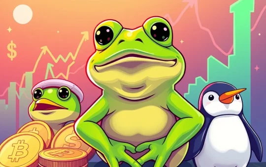 Pepe and other meme coins rallying in a crypto market resurgence