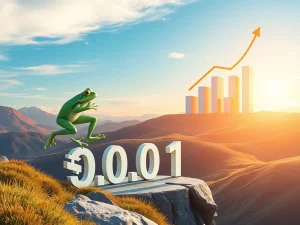 Pepe Coin's struggle to break resistance contrasted with Mutuum Finance's astonishing crypto presale growth.