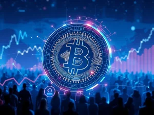 Visualizing Pi Coin's projected growth to 2030, driven by its mainnet launch and expanding dApp ecosystem, illustrating its market potential.