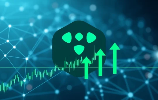 A Polkadot (DOT) price chart indicating a crucial $3.75 technical support level, suggesting a potential bullish rebound.