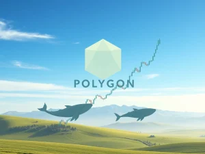 Chart showing Polygon POL token price rebound potential with bullish indicators and whale accumulation.