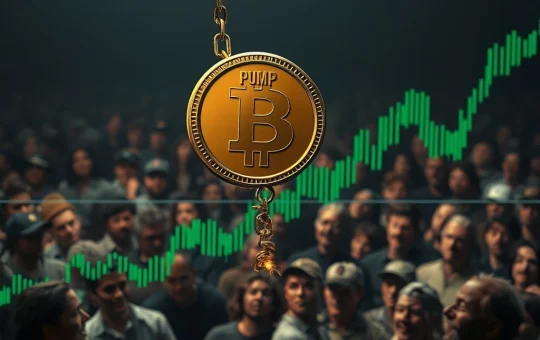 PUMP token plummeting on a chart, illustrating the devastating crypto crash following an airdrop delay on the Pump.Fun platform.
