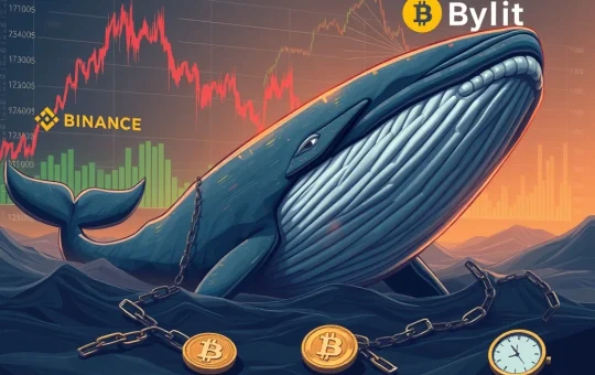 Illustration of a distressed crypto whale losing money, symbolizing the PUMP token loss due to a Binance delay and market volatility.
