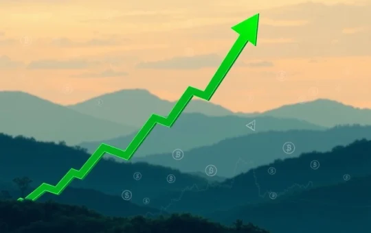 A digital chart illustrating the PUMP token's price rebound, showing a green candlestick breaking resistance and hinting at future growth.
