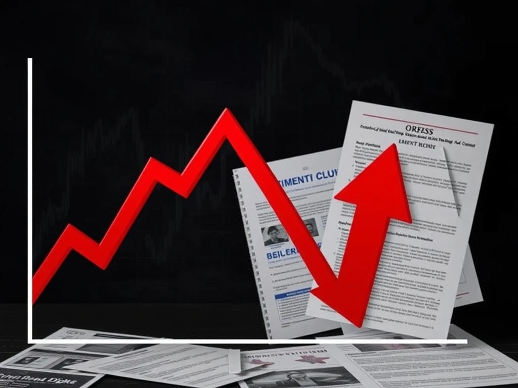 QKC price crashes amid regulatory uncertainty with a sharp downward graph trend.