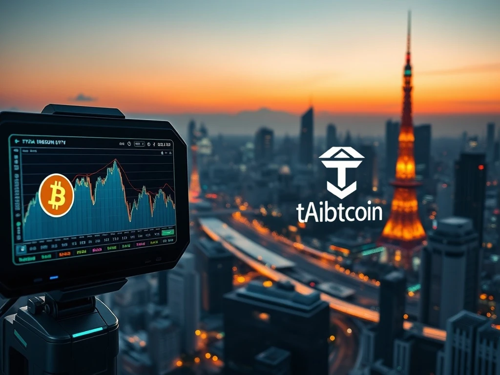 A visual representation of Quantum Solutions' bold Bitcoin treasury strategy, symbolizing its impact on the Japanese market.
