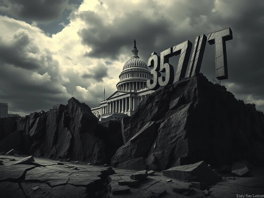 Ray Dalio's warning about the escalating US deficit and the looming threat of economic collapse.