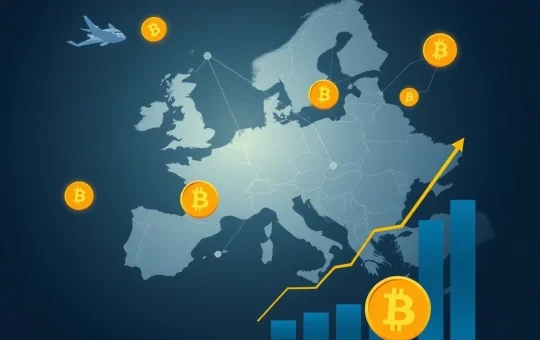 Refine Group expanding its Bitcoin treasury amidst surging European corporate crypto adoption, symbolizing a new crypto investment strategy for businesses.