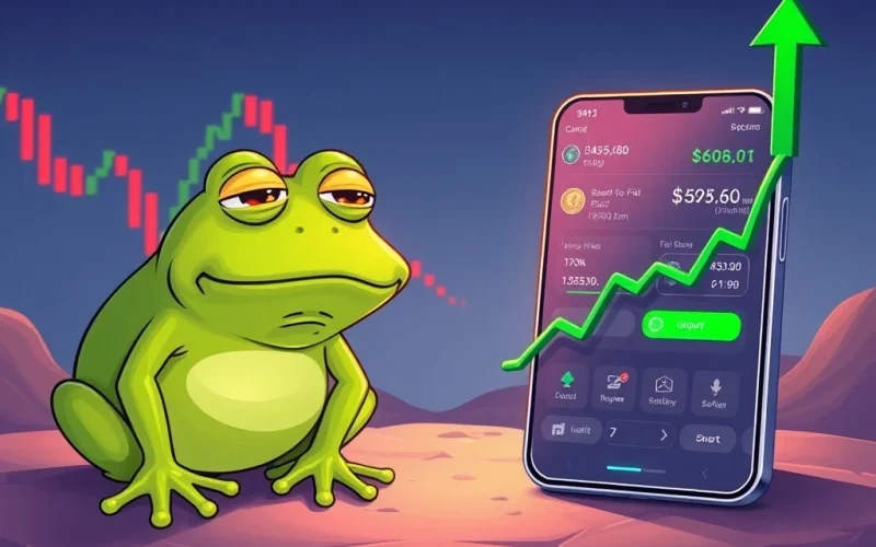 A visual representation of investors strategically shifting from PEPE's declining value to the promising growth of Remittix RTX, highlighting the demand for crypto utility projects.