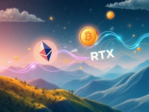 A visual representation of Remittix (RTX) growth impacting Ethereum News, showcasing cross-border payment solutions.
