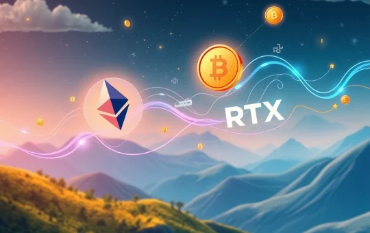 A visual representation of Remittix (RTX) growth impacting Ethereum News, showcasing cross-border payment solutions.