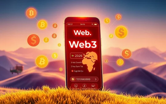 A visual representation of the Remittix Web3 Wallet bridging cryptocurrency with traditional finance, showcasing its innovative role in global remittances.