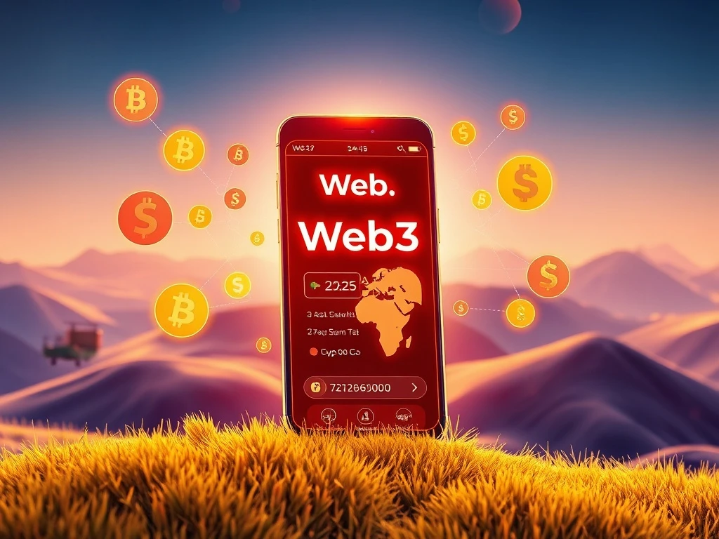 A visual representation of the Remittix Web3 Wallet bridging cryptocurrency with traditional finance, showcasing its innovative role in global remittances.