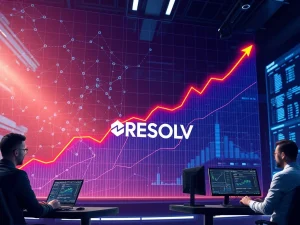 RESOLV cryptocurrency surges 800% amid growing institutional interest and blockchain adoption.