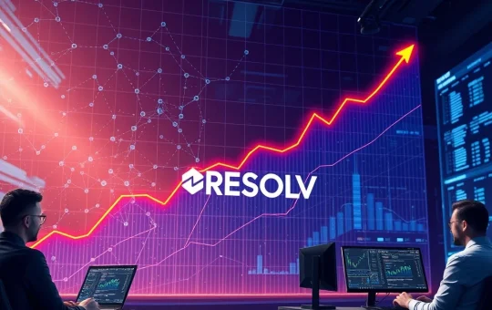 RESOLV cryptocurrency surges 800% amid growing institutional interest and blockchain adoption.
