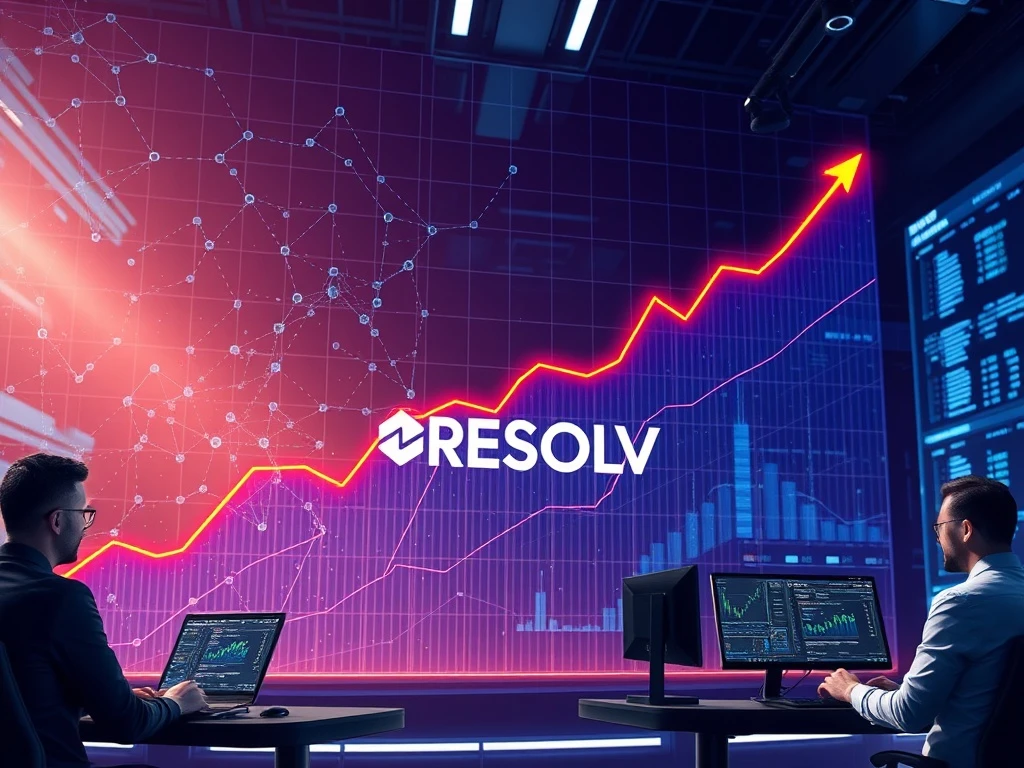 RESOLV cryptocurrency surges 800% amid growing institutional interest and blockchain adoption.