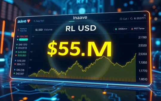 RLUSD trading volume surges to $54M on Aave, highlighting DeFi adoption