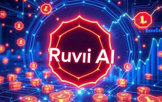 Ruvi AI cryptocurrency surges after CoinMarketCap listing with AI blockchain technology
