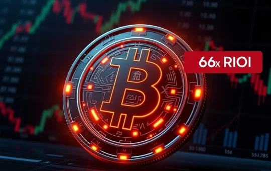 RUVI presale token with AI and blockchain technology showcasing 66x ROI potential
