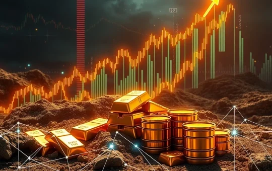 A visual representation of the BioSig-Streamex merger unlocking the potential of RWA tokenization in the commodities market.