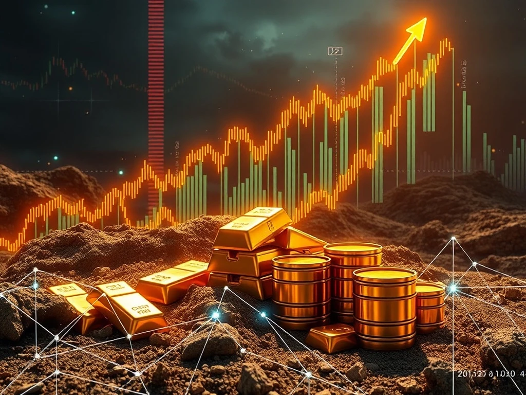 A visual representation of the BioSig-Streamex merger unlocking the potential of RWA tokenization in the commodities market.