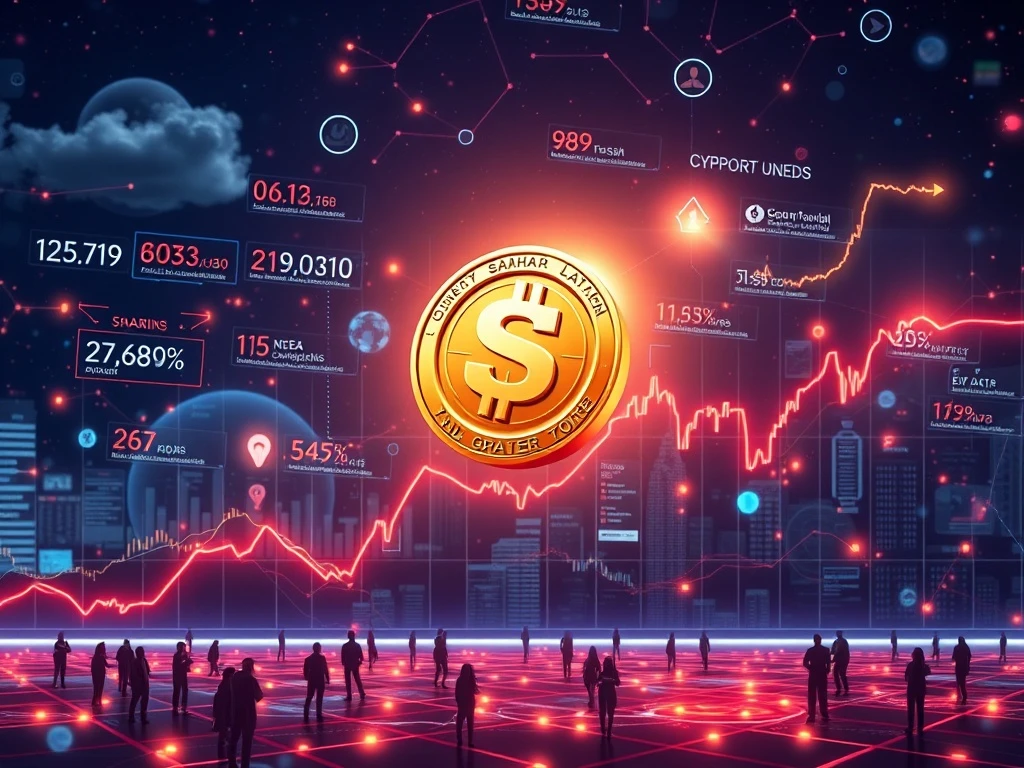 Visualizing the dramatic SAHARA crypto price surge driven by major exchange listings and strong community growth.