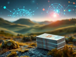 A visual representation of Satsuma Technology's strategic Bitcoin investment, merging AI and digital finance concepts.
