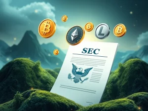 SEC crypto ETP futures exposure requirement for digital asset listings
