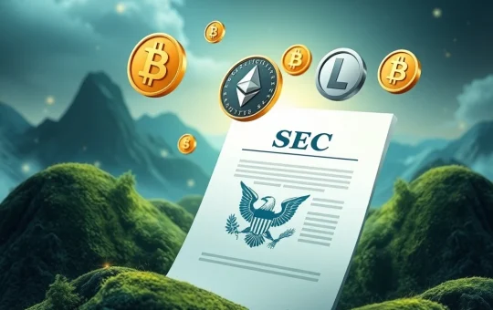 SEC crypto ETP futures exposure requirement for digital asset listings