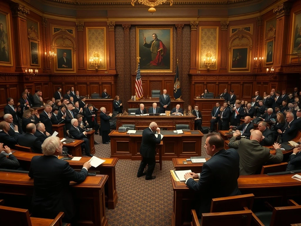 Senate panel debates stock trading ban in a heated session