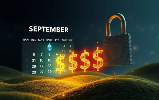 Crucial Crypto Token Unlocks: $4.5 Billion Supply Shift Looms in September