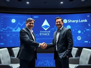 Joseph Chalom, former BlackRock executive, joins SharpLink to lead its Ethereum treasury management strategy.
